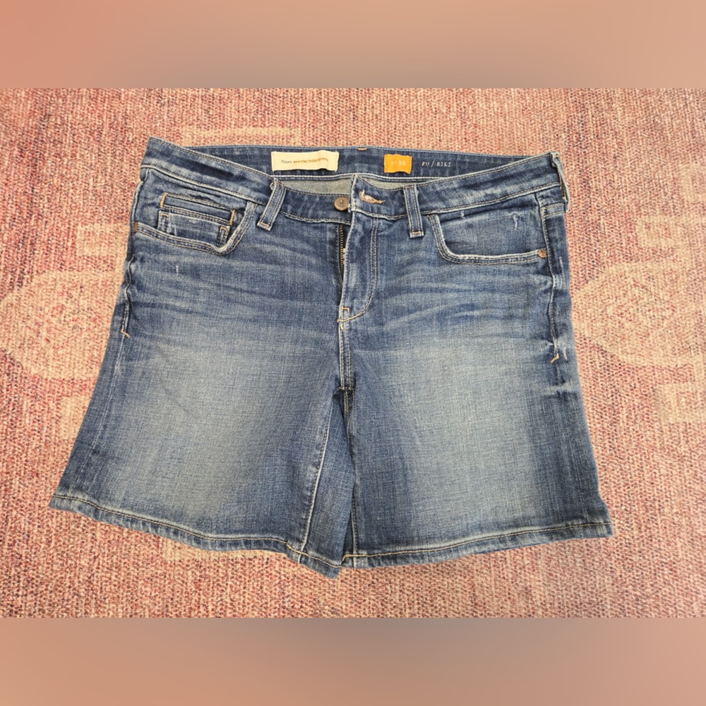 Pilcro and the letter press denim shorts stet fit size 28 28